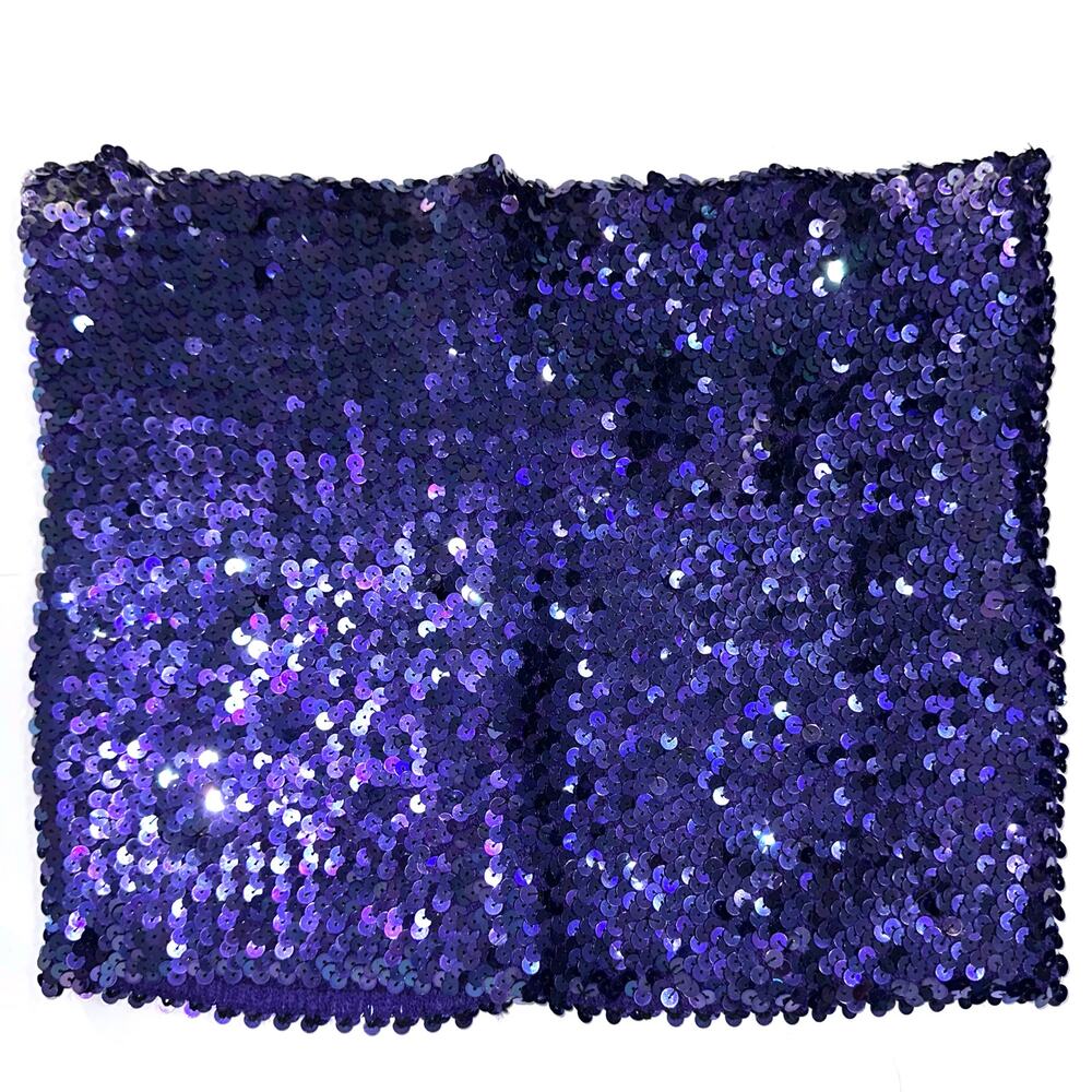 Vintage Y2K Jump Apparel Co Purple Sequin Tube Top Size 5/6